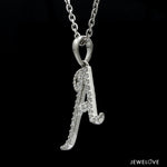 Load image into Gallery viewer, Platinum A Alphabet Diamond Pendant JL PT P 369
