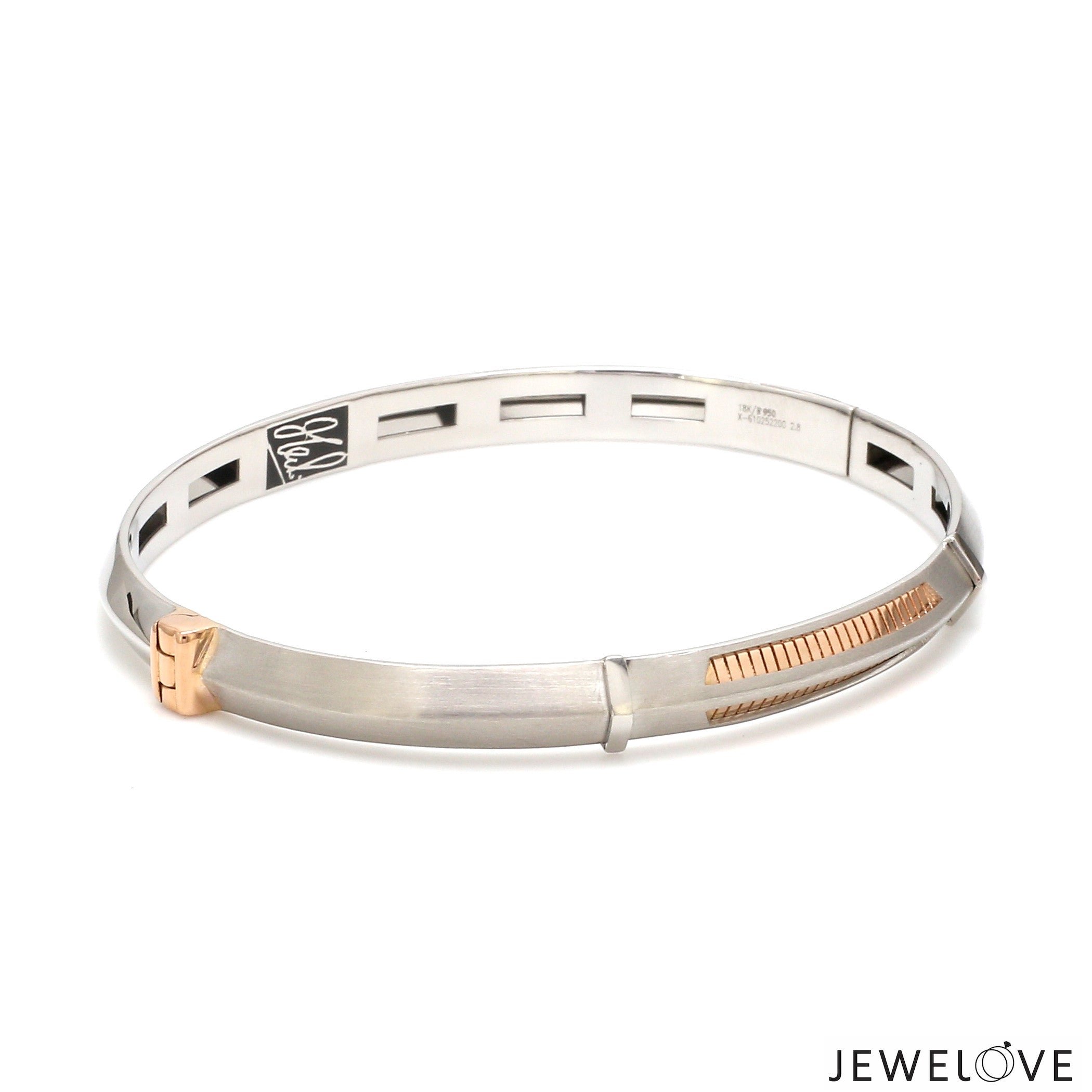 Men of Platinum | 6mm Rose Gold with Bracelet for Men JL PTB MSD 109