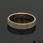 Load image into Gallery viewer, Platinum Love Bands with Rose Gold Ring JL PT 1406
