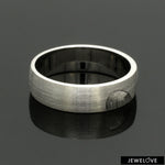 Load image into Gallery viewer, Fingerprints Heart Platinum Love Bands Couple Rings JL PT 1405
