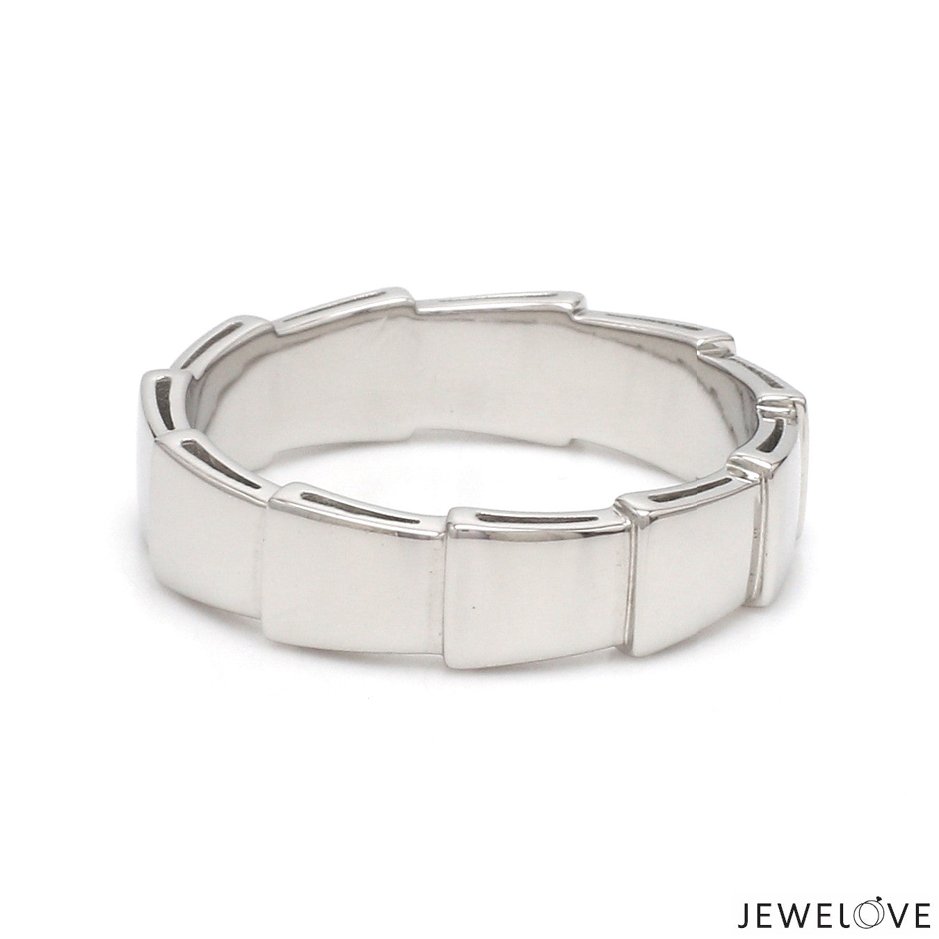 Plain Platinum Ring for Men JL PT 1392