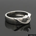 Load image into Gallery viewer, Designer Platinum Love Bands JL PT 119
