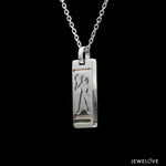 Load image into Gallery viewer, Hanuman Ji Pendant in Platinum &amp; Rose Gold JL PT Hanuman - 1   Jewelove.US
