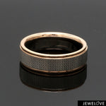 Load image into Gallery viewer, 5.5mm Unisex Platinum Rose Gold Rings JL PT 1121-B
