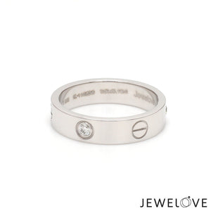 Designer Platinum Diamond Couple Ring JL PT 1167   Jewelove