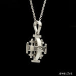 Load image into Gallery viewer, Platinum Jerusalem Cross Pendant JL PT P 304   Jewelove.US
