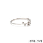 Load image into Gallery viewer, Platinum Single Diamond Flower Ring for Women JL PT LR 29
