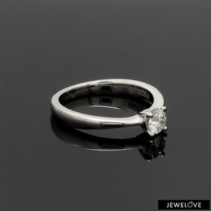 0.30 cts Solitaire Platinum Ring JL PT RS RD 117   Jewelove.US