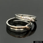 Load image into Gallery viewer, Platinum Love Bands with Rose Gold &amp; Diamonds JL PT 1438
