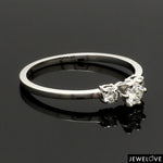 Load image into Gallery viewer, 30-Pointer Solitaire Diamond Accents Platinum Ring JL PT 1229-D

