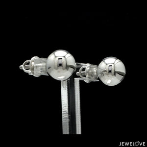 9.5mm Platinum Ball Earrings Studs JL PT E 187-B