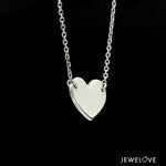 Load image into Gallery viewer, Platinum Heart Pendant with Chain JL PT P 368

