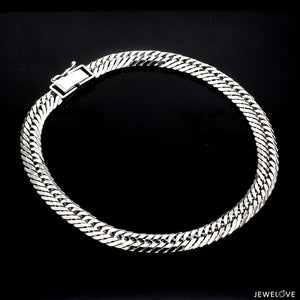 6mm Japanese Platinum Cuban Bracelet for Men JL PTB 1176-A