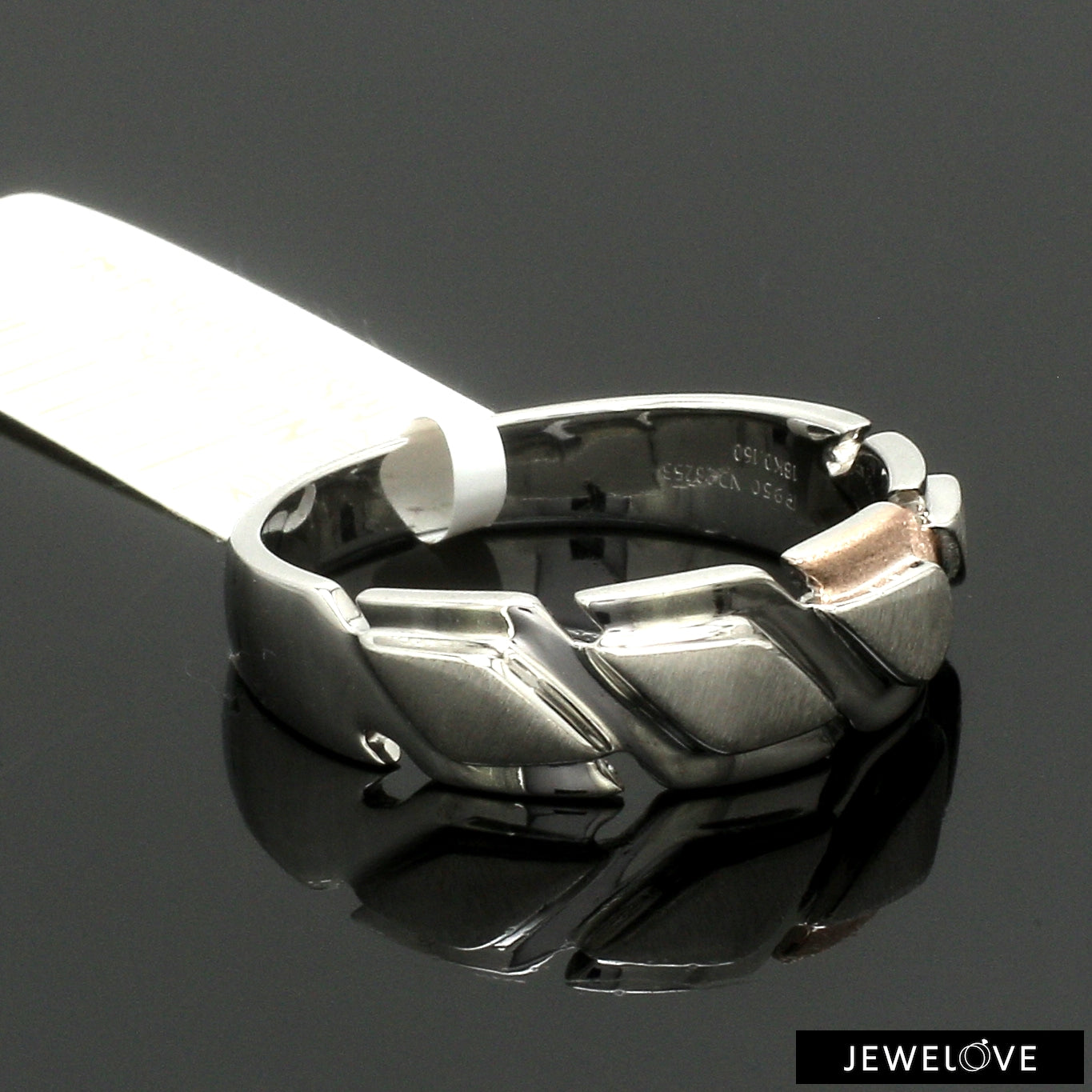 Men of Platinum | Rose Gold Heavy Ring for Men JL PT MSD 110