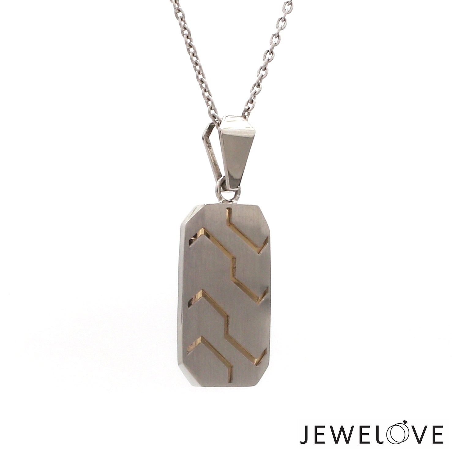 Men of Platinum | Pendant for Men with Rose Gold JL PT P 285   Jewelove.US