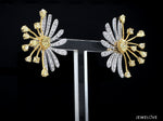 Load image into Gallery viewer, 18K Yellow Gold Earrings with Natural Fancy Yellow &amp; White Diamonds JL AU E 102
