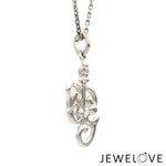 Load image into Gallery viewer, Plain Platinum Ganesha Pendant JL PT GANESH JI-7
