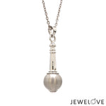 Load image into Gallery viewer, Customised Platinum Hanuman Ji Gada Pendant for Men JL PT Gada-PT
