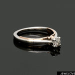 Load image into Gallery viewer, 23 Pointer Solitaire Platinum Rose Gold Ring for Women JL PT 1151
