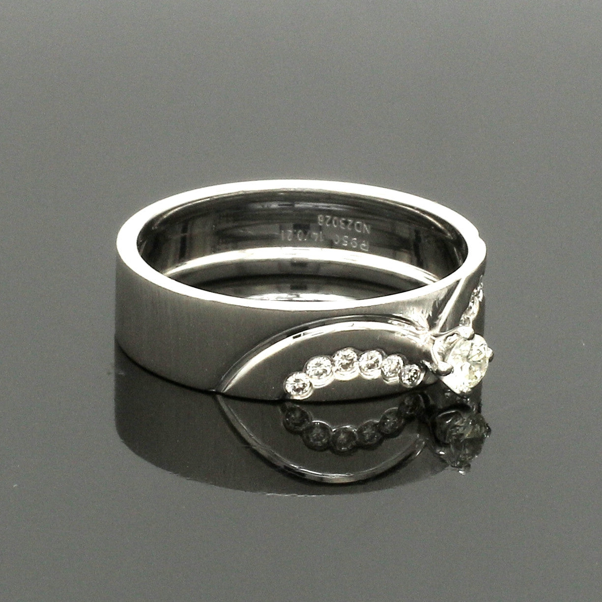 Platinum Diamond Couple Love Bands JL PT 1403