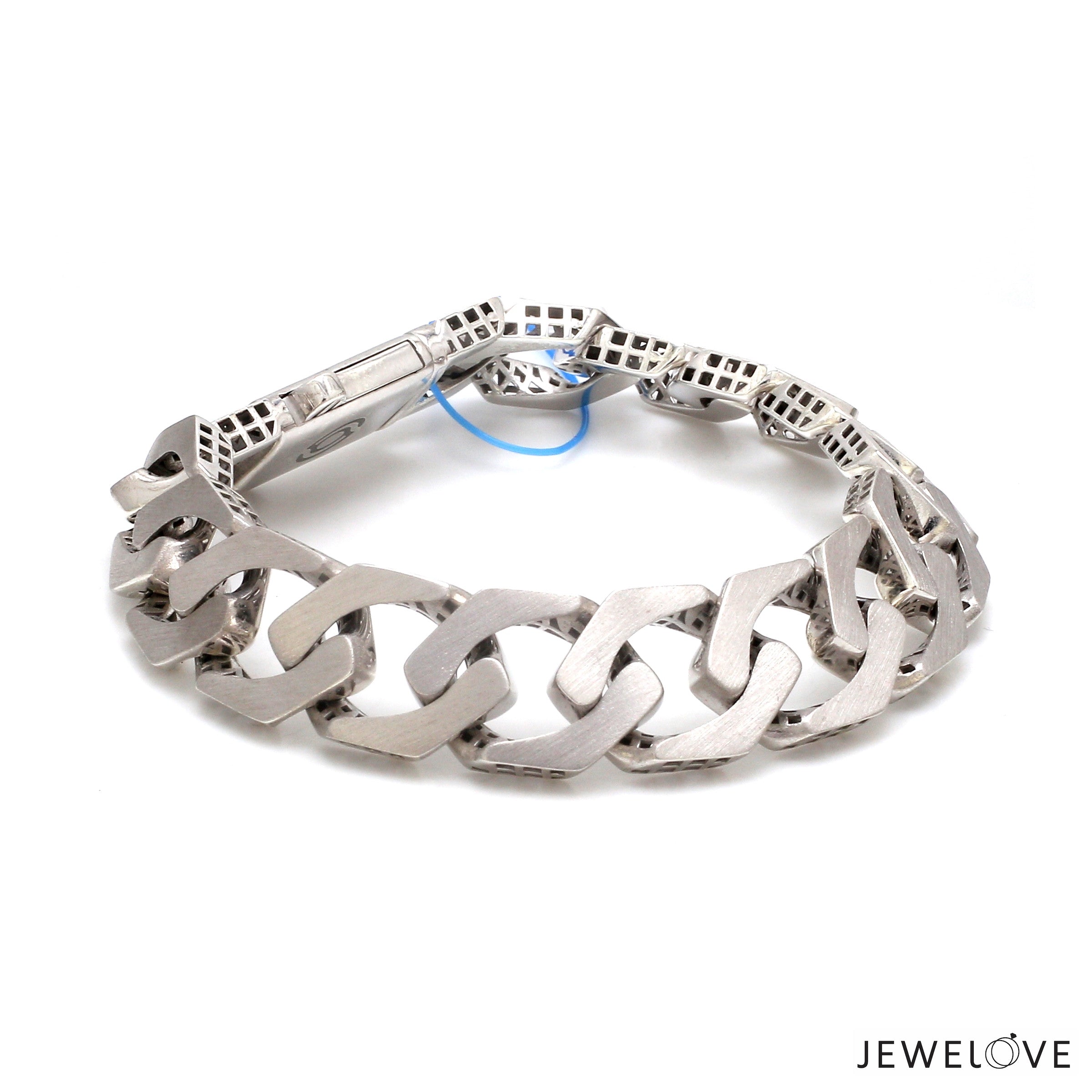 Men of Platinum | 14mm Double Side Heavy Bracelet for Men JL PTB 1379