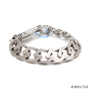 Men of Platinum | 14mm Double Side Heavy Bracelet for Men JL PTB 1379
