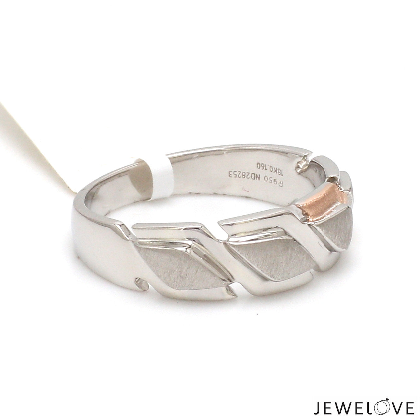 Men of Platinum | Rose Gold Heavy Ring for Men JL PT MSD 110