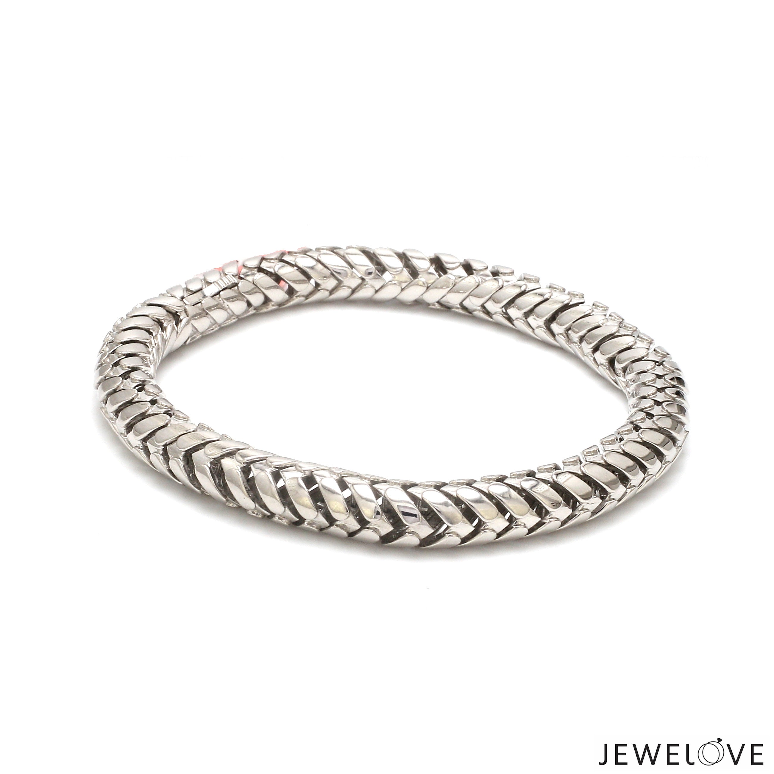 Men of Platinum |  7.75mm Heavy Bracelet for Men JL PTB 1306