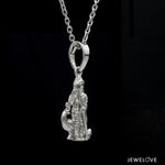 Load image into Gallery viewer, Plain Platinum Murugan Pendant JL PT Murugan-1   Jewelove.US
