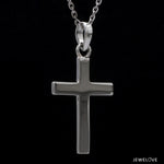 Load image into Gallery viewer, Plain Platinum Cross Pendant JL PT P 243   Jewelove
