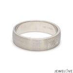 Load image into Gallery viewer, Fingerprints Heart Platinum Love Bands Couple Rings JL PT 1405
