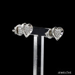 Load image into Gallery viewer, Evara Platinum Diamond Heart Pendant Set JL PT P E 326   Jewelove.US
