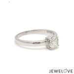 Load image into Gallery viewer, 70-Pointer Solitaire Platinum Engagement Ring JL PT 1269-B
