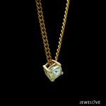 Load image into Gallery viewer, 18K Yellow Gold Pendant with Natural Fancy Intense Yellow Diamonds JL AU P 101
