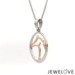 Load image into Gallery viewer, Platinum Rose Gold Unisex Pendant JL PT P 363
