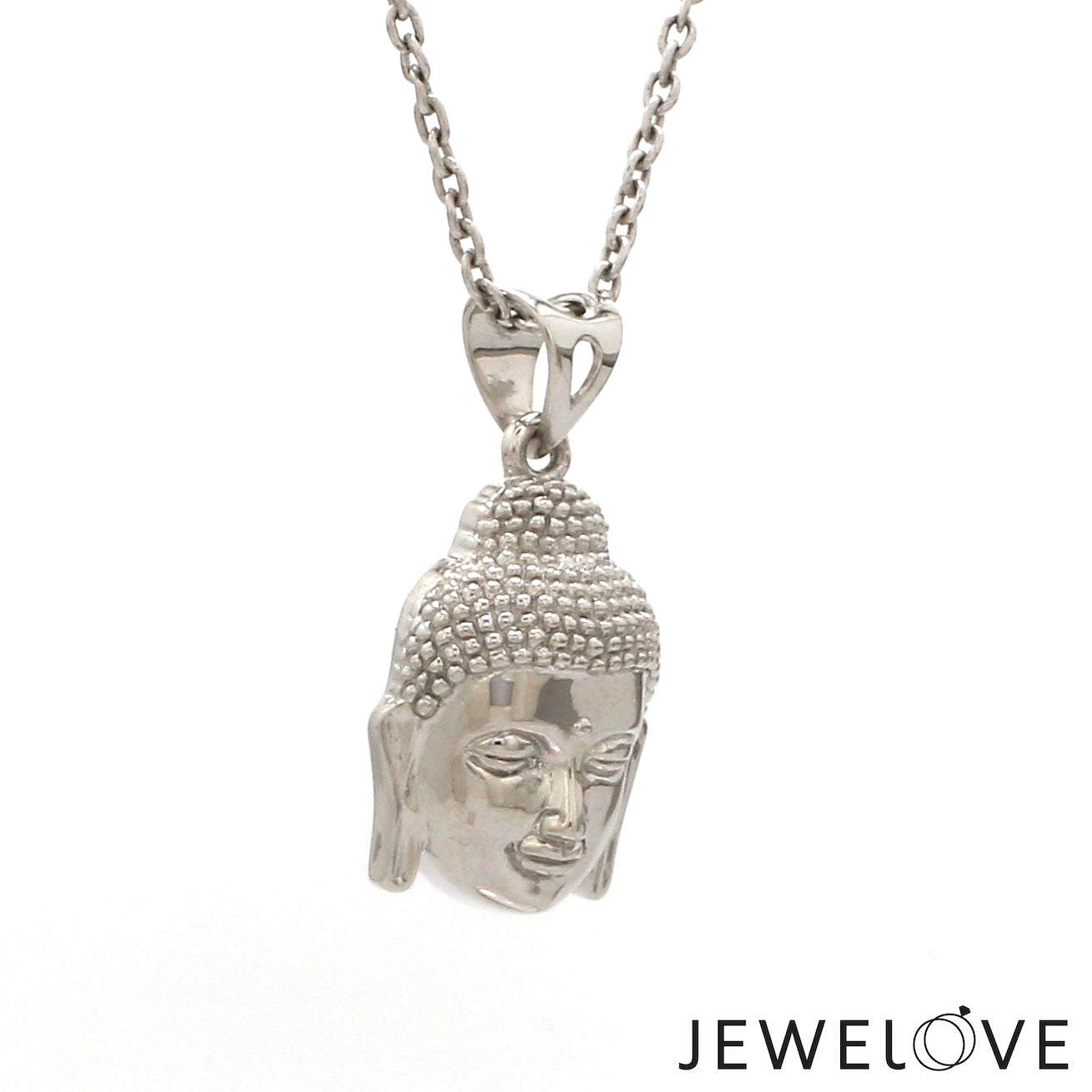 Plain Platinum Mahatma Buddha Pendant JL PT BUDDHA