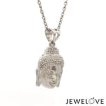Load image into Gallery viewer, Plain Platinum Mahatma Buddha Pendant JL PT BUDDHA
