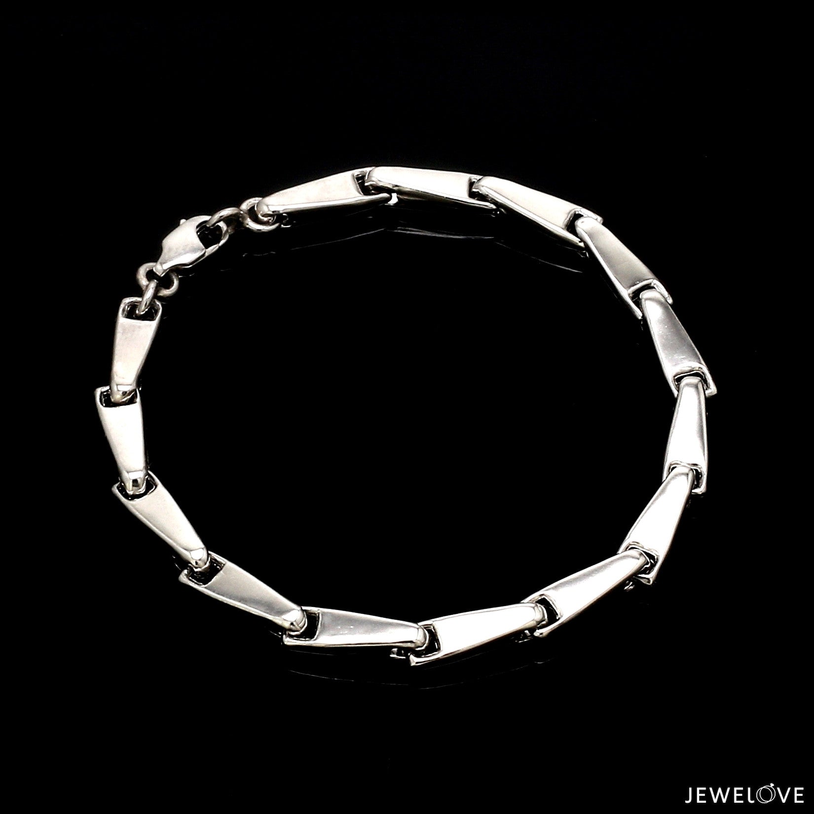 4.5mm Platinum Light Weight Bracelet for Men JL PTB 1301