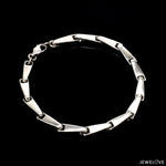 Load image into Gallery viewer, 4.5mm Platinum Light Weight Bracelet for Men JL PTB 1301
