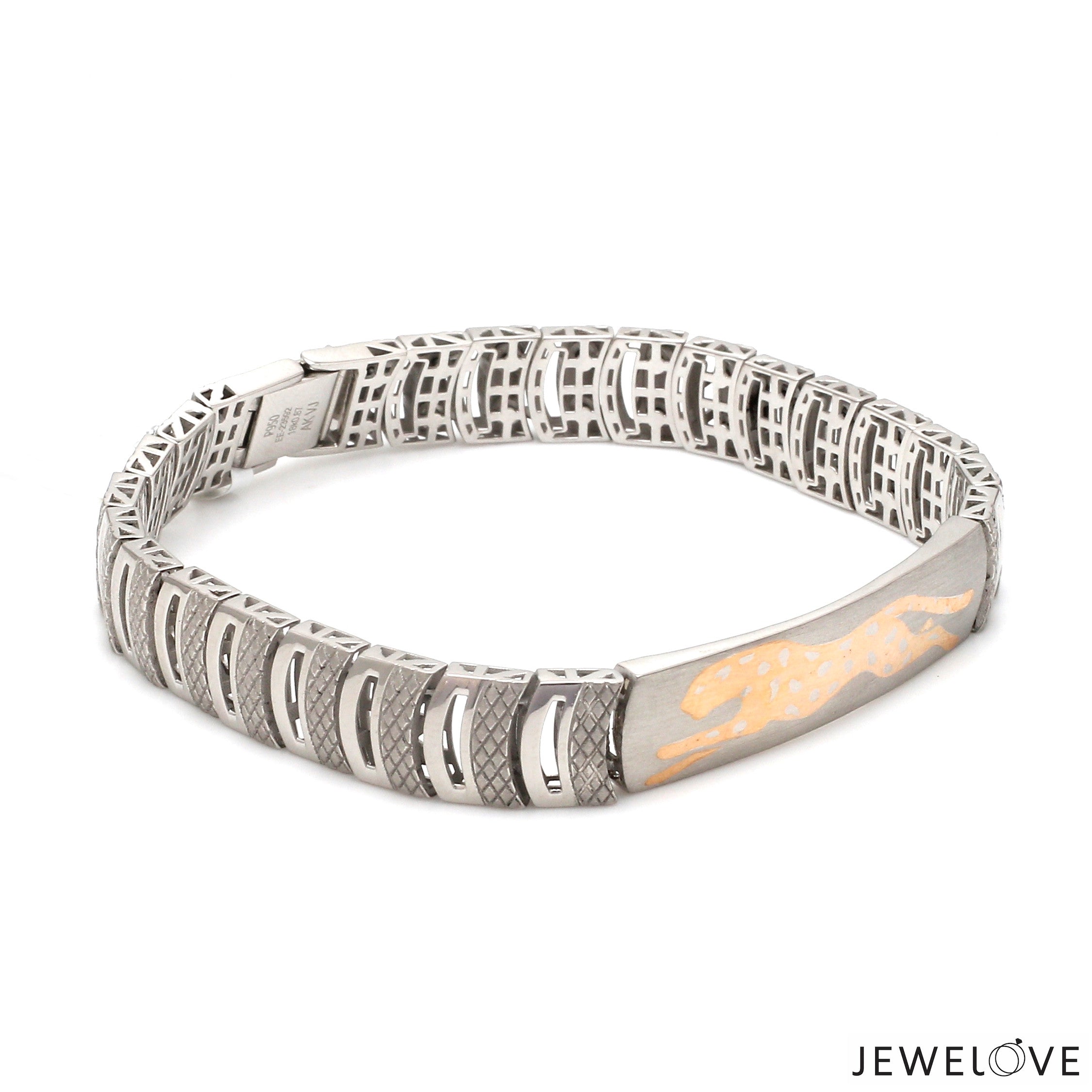 Men of Platinum | Bracelet for Men with Rose Gold Jaguar JL PTB 1258