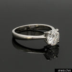 Load image into Gallery viewer, 1.5-Carat Solitaire Lab Grown Diamond Platinum Engagement Ring JL PT LG-1432
