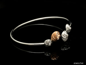 Platinum Rose Gold Diamond Bracelet for Women JL PTB 1202   Jewelove.US