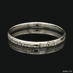 Load image into Gallery viewer, Platinum Engraved Baby Kada for Men JL PTB 1289
