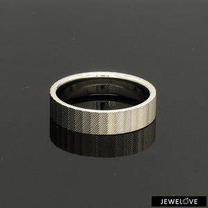 Platinum Unisex Couple Rings with Unique Texture JL PT 1333   Jewelove.US