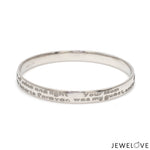 Load image into Gallery viewer, Platinum Engraved Baby Kada for Men JL PTB 1289
