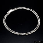 Load image into Gallery viewer, 4.5mm Japanese Platinum Cuban Bracelet for Men JL PTB 1176
