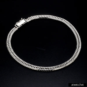 4.5mm Japanese Platinum Cuban Bracelet for Men JL PTB 1176