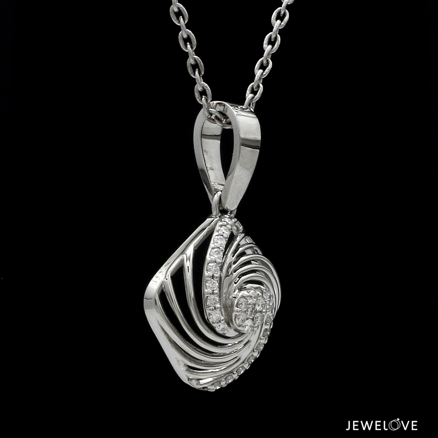 Platinum with Diamond Pendant for Women JL PT P 2453   Jewelove.US