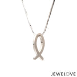 Load image into Gallery viewer, Platinum Ichthys Pendant (Jesus Fish) JL PT P 330   Jewelove.US
