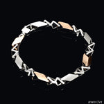 Load image into Gallery viewer, Men of Platinum | 7.75mm Platinum Rose Gold Bracelet for Men JL PTB 1358
